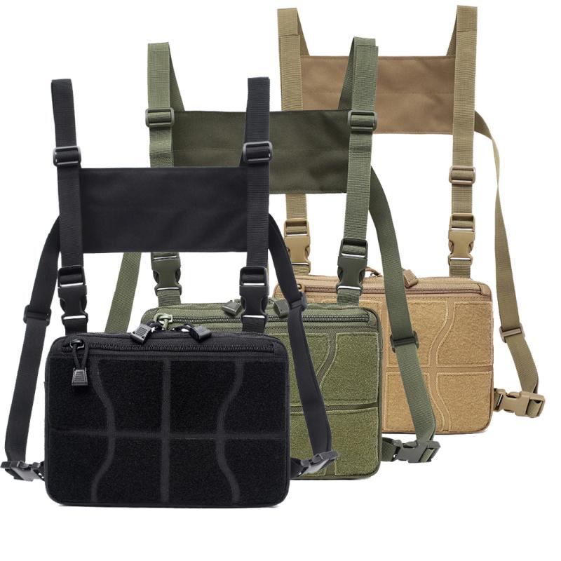 Chest Bag Adjustable Tactical Chest Rig Shoulder Bag Waist Packs