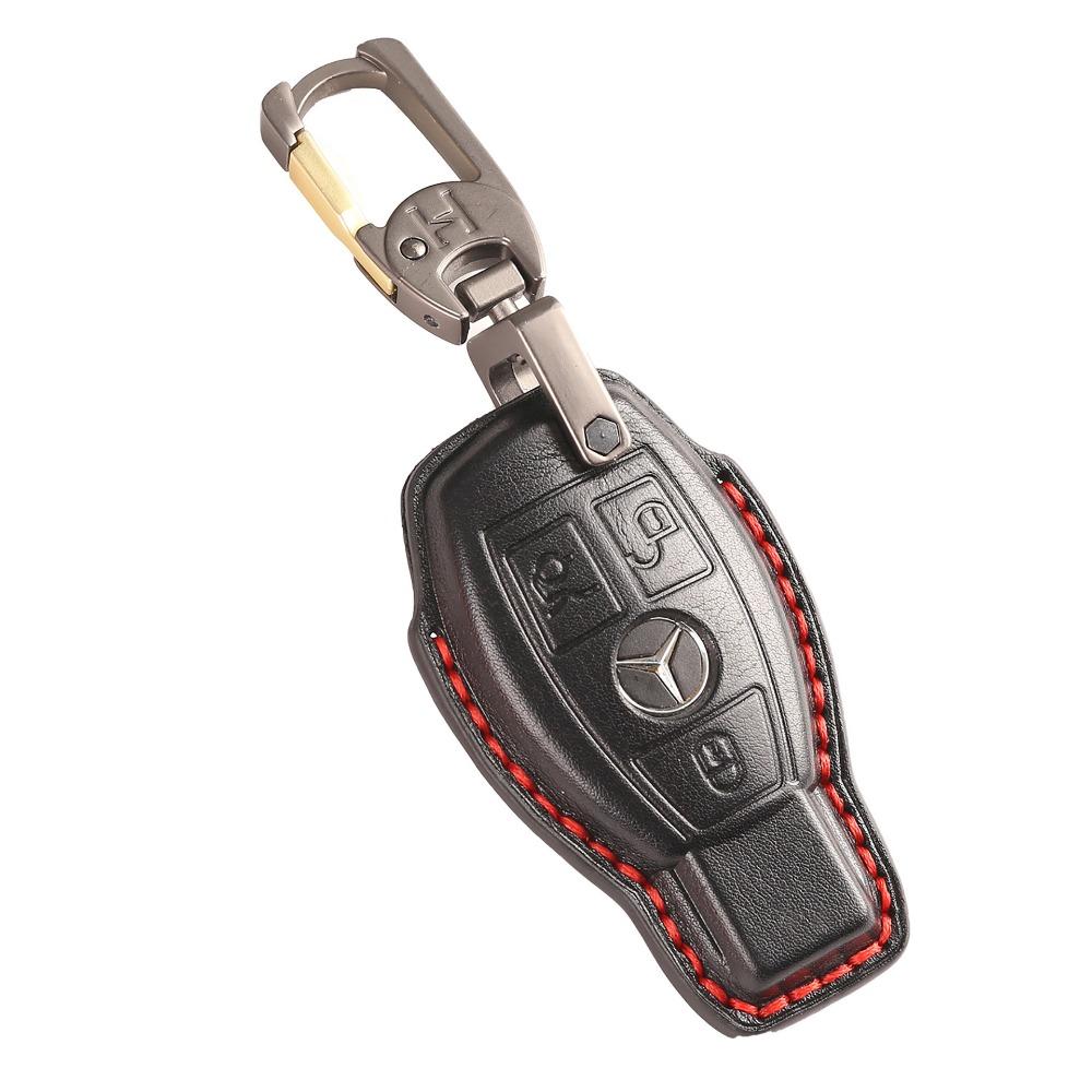 Applicable to Mercedes-Benz key cover C-class C200/GLC260L/E-class GLE/GLA-class B-class S-class car buckle shell high-grade