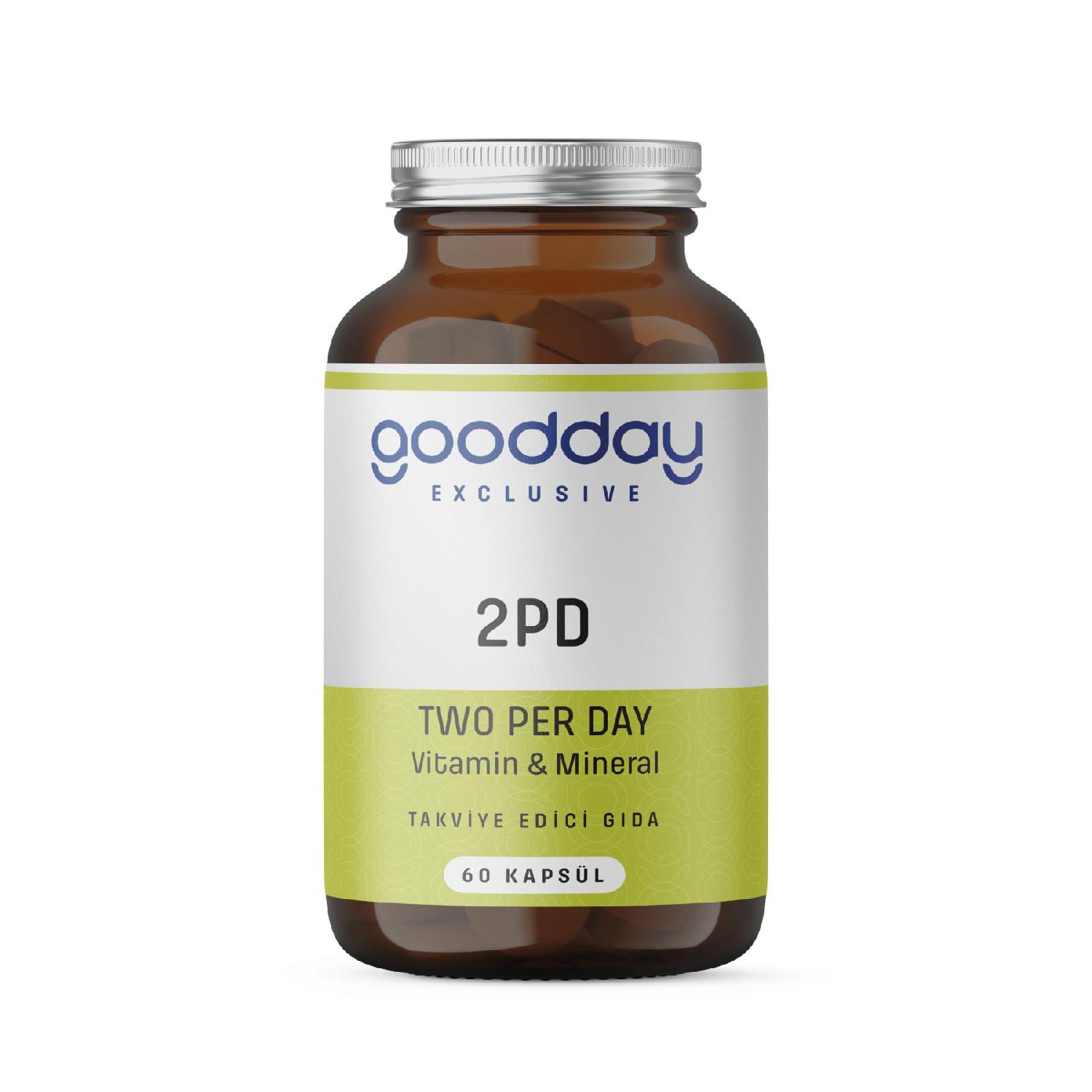 

2pd Two Per Day Multi Vitamin 60 Capsules 29 Factors