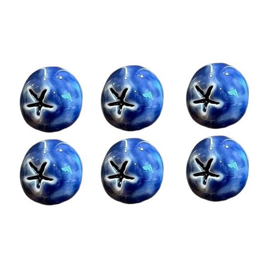 5/6/10Pcs 3D Blueberry Fridge Magnet DIY Home Office Kitchen Locker Fridge Resin Mini Berry Fruit Magnetic Decoration Ornament