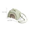 Small Animal Carrier Bag Portable Pet Shoulder Bag for Hamster Sugar Glider Rat Guinea Pig - Breathable Outdoor Travel Carrier