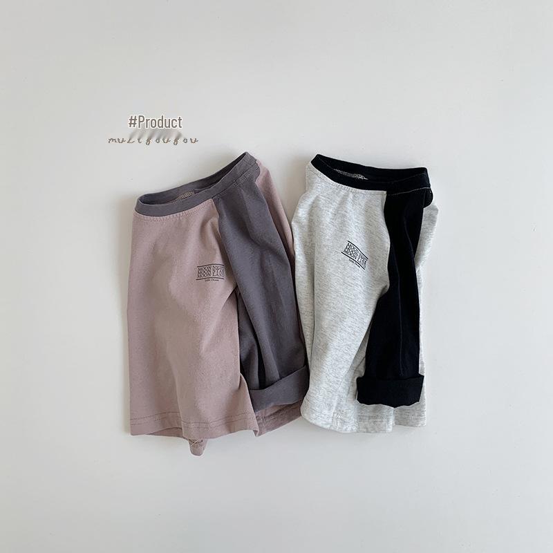 Children's Korean Style Casual T-Shirt - Autumn 2025 Collection for Boys & Girls