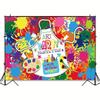 Art Painting Party Background Decorative Artist Theme Birthday Banner Supplies