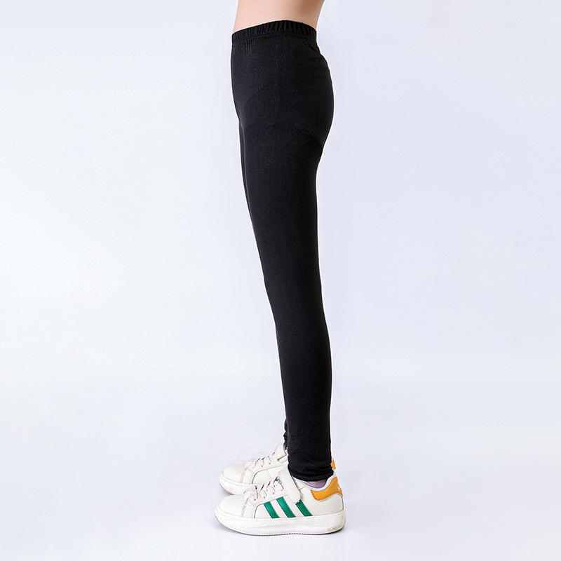 

Леггинсы из молочного шелка с принтом для девочек - Тонкие, эластичные брюки облегающего кроя для детей на весну/лето 120cm