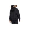 Jordan Alphabet-Aufdruck Lockere Langarm-Kapuzenpullover Damen Oberteile Schwarz FN5435-010