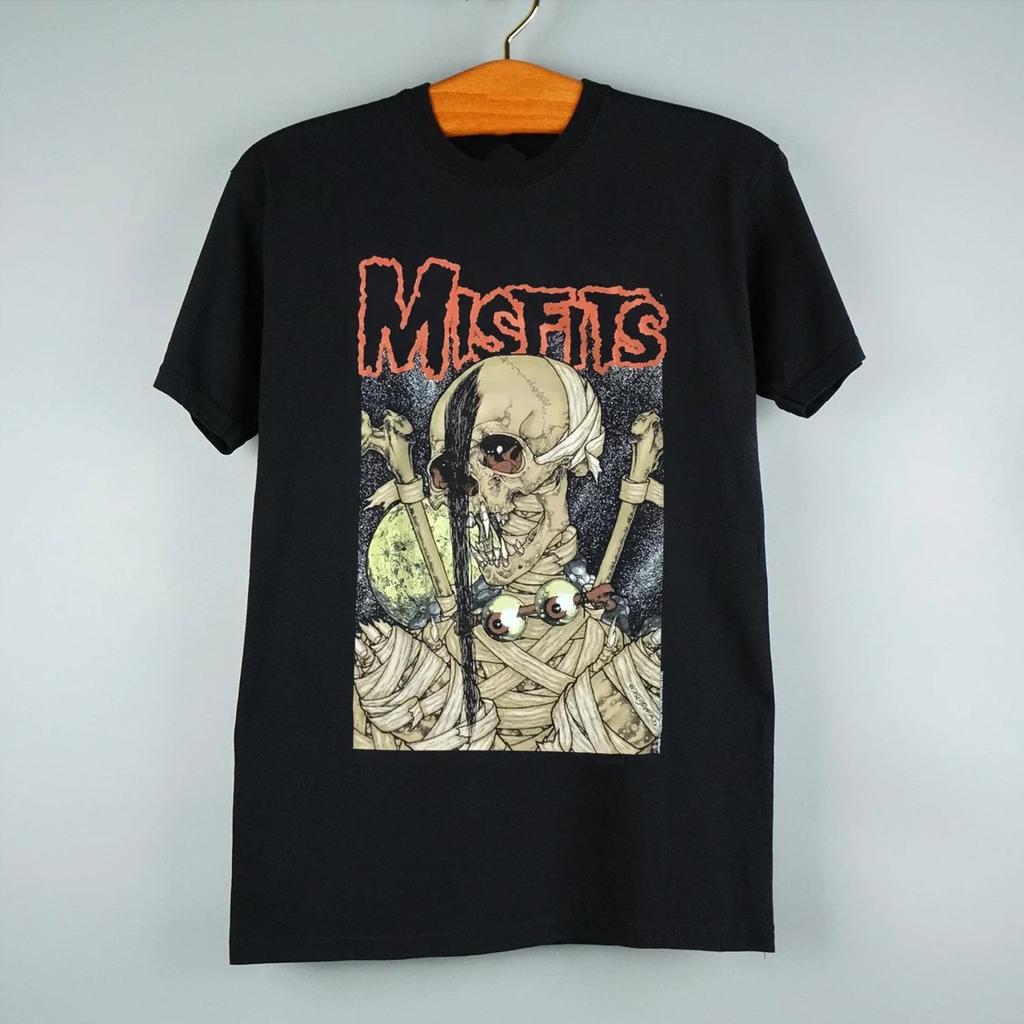 Vtg 1997 Misfits Band Tour Cotton T Shirt For Men Black All Size MC451 Unisex T-Shirt