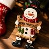 2D Flat Holiday Party Decorations Lightweight Solid Wood Wall Hanging Decor  Home Decor