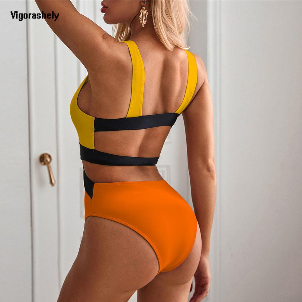 Traje de baño Sexy con escote en V profundo para mujer, bañador vintage de una pieza, traje de baño para mujer 2024, monokini de cintura alta, traje de baño