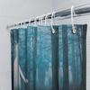 Spooky Forest Shower Curtain Halloween Gothic Horror Landscape Bathroom Decor Vintage Tapestry Wall Hanging Dark Academia Home D