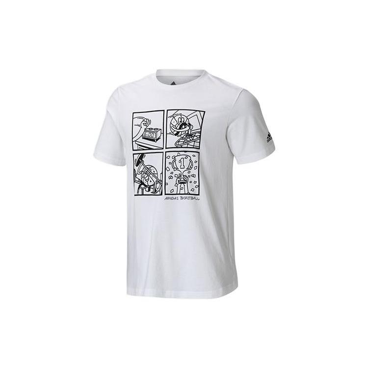 New Adidas T Shirts Men White HT4051