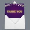 Darling Souvenir Baby Shower Thank You Notes Folded Blank Greeting Card With White Envelopes - 36