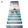 13 Teile/satz Stilvolle Stille Schritt Meer Landschaft Treppen Aufkleber Aufkleber Hause Dekoration