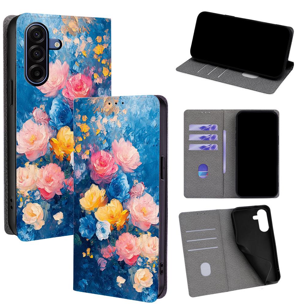 Huawei Enjoy 70/80 Pro Leather Case: Fashionable, Creative Color Painting, Full Coverage, Anti-drop Flip Shell
