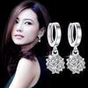 Sterling  Earrings Aaa Zircon Square Buckle Earrings For Women Charm Jewelry Gifts