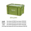 Industrial Style Plastic Storage Box for Camping, Household, or Car Trunk