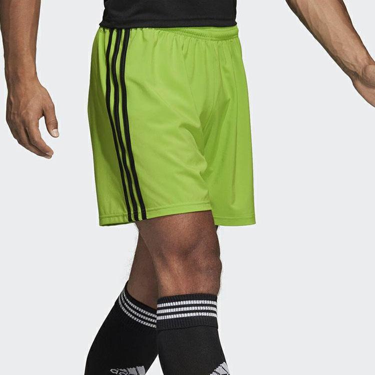 Adidas Three-Stripe Colorblock Elastic Waist Shorts Men Bottoms Green DP5368