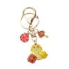 Wealth Snake Year Keychain Chinese Style Cartoon Snake Pendant New Year Key Ring  Year of Chinese