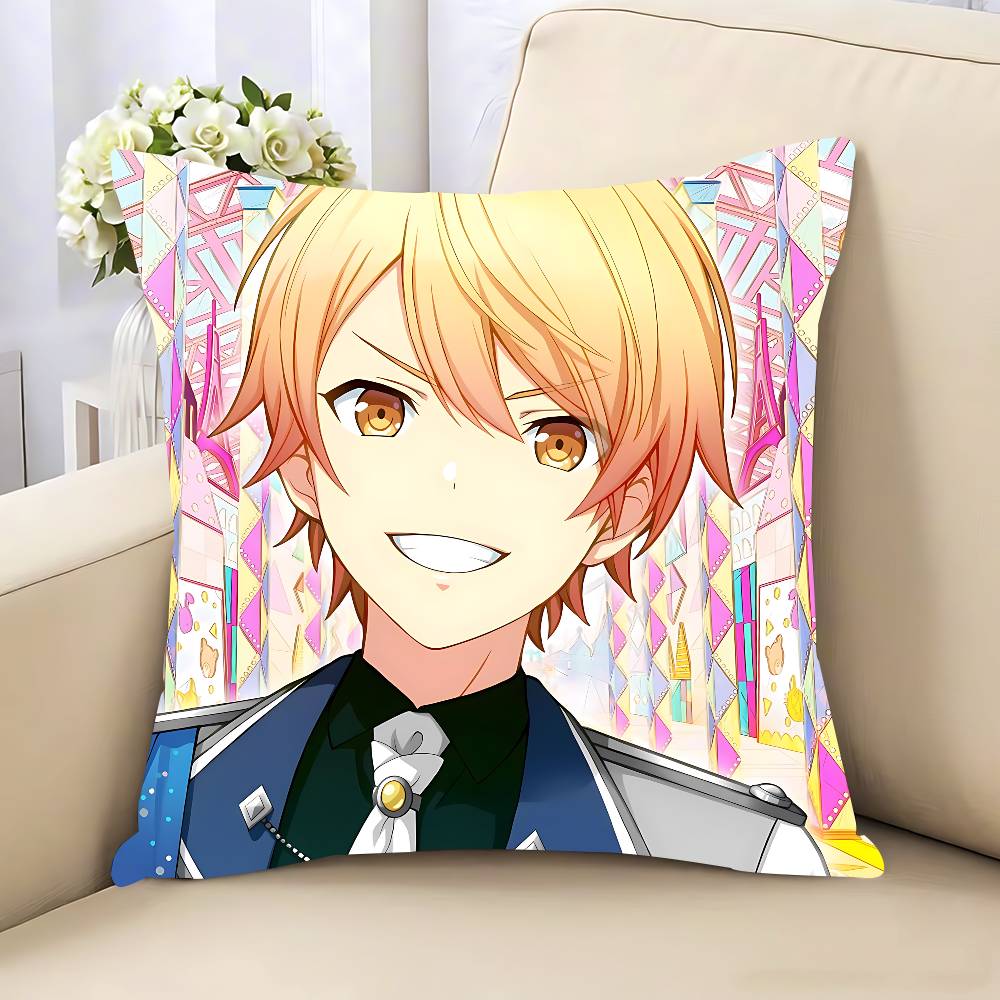 Tenma Tsukasa Cartoon Pillow Case Removable Washable Cushion Cover – All-Season Soft Linen