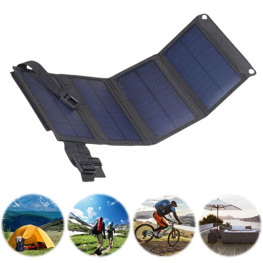Waterproof 20W Foldable Solar Panel Kit Portable Environment Protection Foldable USB Solar Panel Durable Sensitive