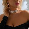 Trendy Choker Necklace Bridal Gown Stage Performance Fashion Accessories Jewelry Set