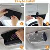 Luxury Car Eyeglasses Holder Rhinestone Sunglasses Storage Box Sun Visor Glasses Case  Vehicle