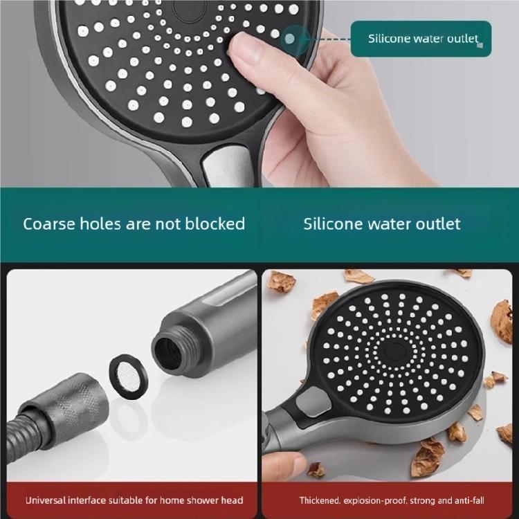 Large Handheld Shower Head Filtered Water Technologys 3 Sprays Pattern Durability Bathroom Upgraded