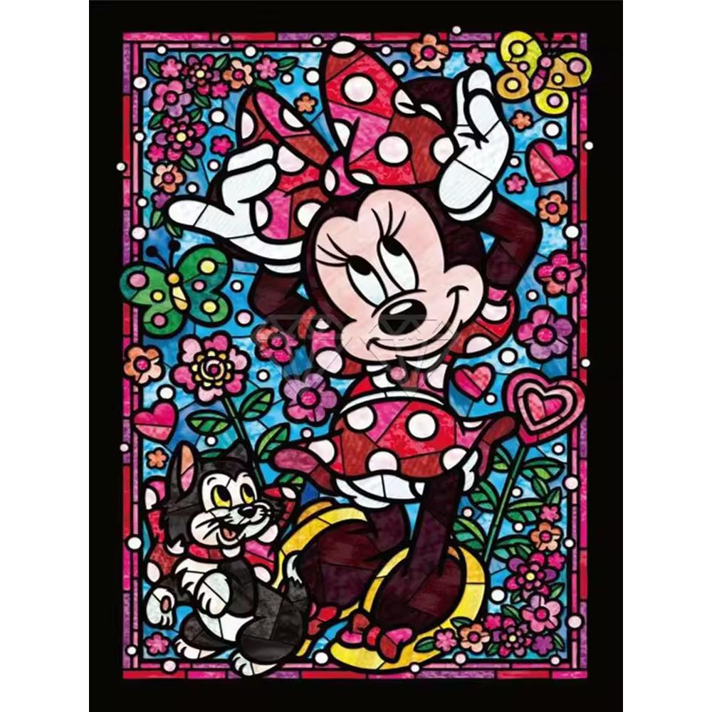 Diamond Painting Disney Lilo and Stitch Winnie Mickey Home Decor Full Square&Round Diamond Mosaic Embroidery Cross Stitch