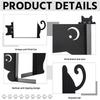 Cat Bookends 2Pcs Cat Book Ends Heavy Book Stand Shelf Book rack Iron Bookends Stand Organizer Book Home  Desktop  Decor