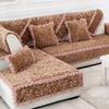 Winter Rose Velvet Sofa Cushion Non-Slip Thickened Winter Plush Seat Cushion Simple Modern Sofa Cover Cover Cloth Towel