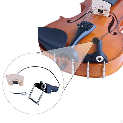 Jack de Áudio Passivo de Captação Substituição Piezo Controle de Volume para Ukulele de Prática Tocador de Palco