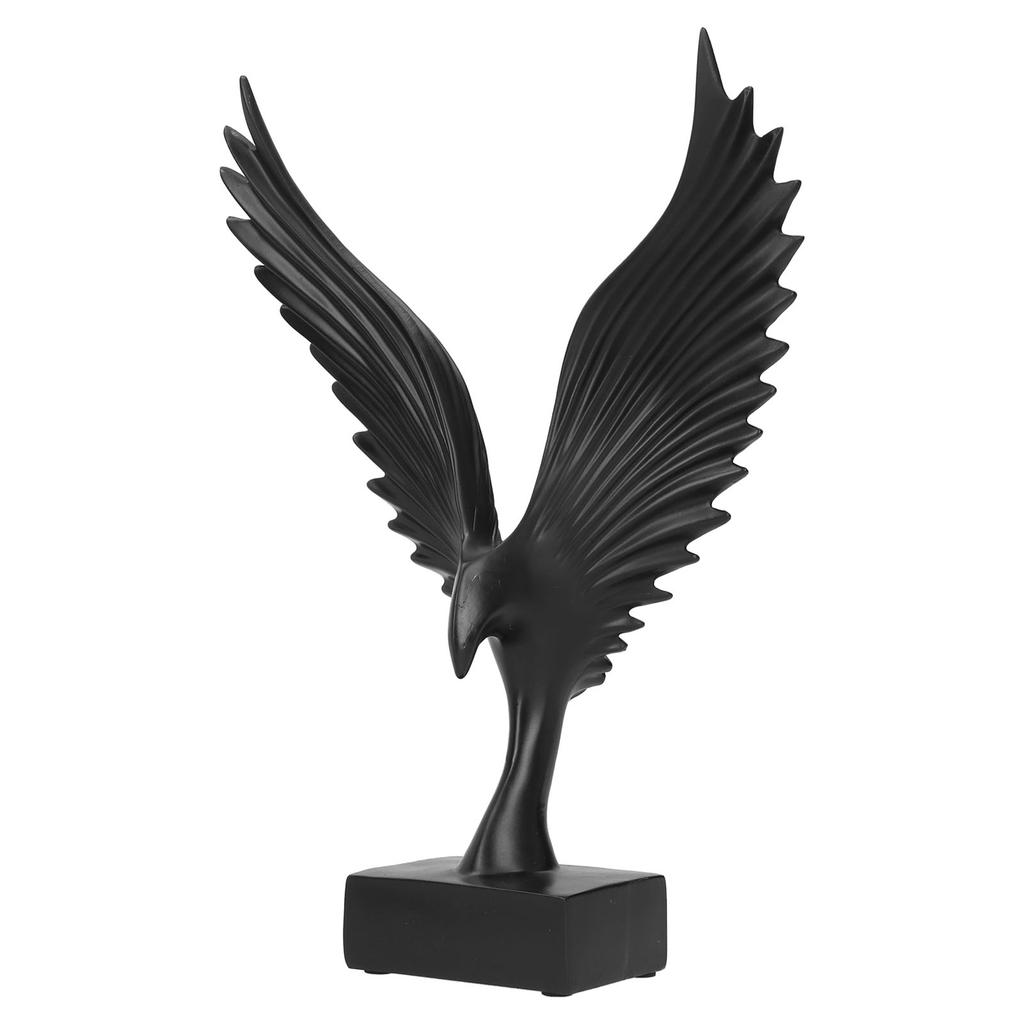 Angel Wing Resin Craftwork Sculpture Decoration Desktop Ornament Abstract Eagle Home DecorBS086