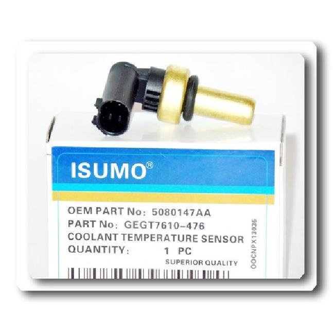 Coolant Temperature Sensor W/Electrical Connector Fits: Chrysler Dodge Mercedes