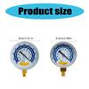 0-14psi Vacuum Gauge Stainless Steel 1/8inch Pressure Gauge Waterproof for Vacuum Pump Accurate Air Gauge