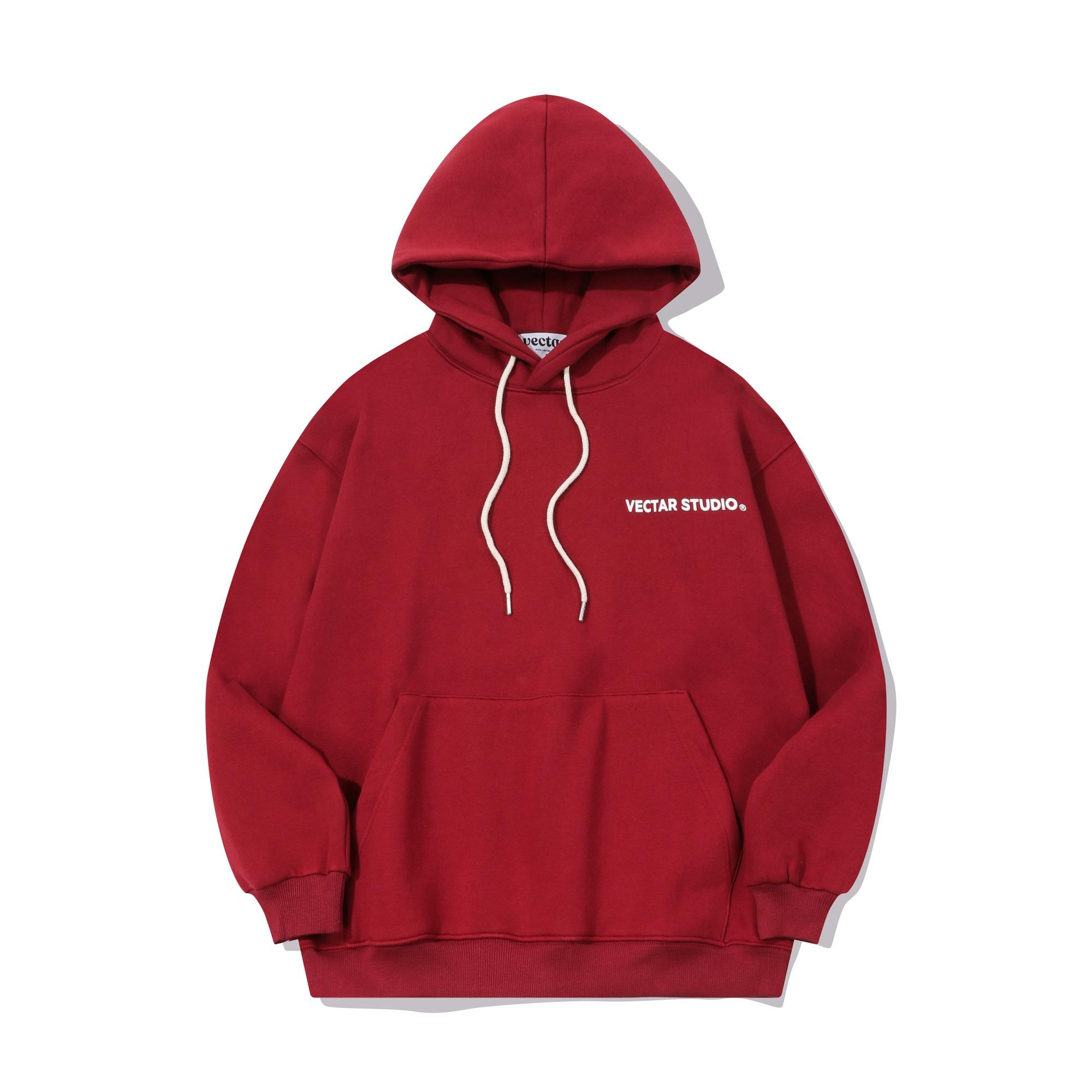 Vectar Studio Logo Hoodie - Burgundy S