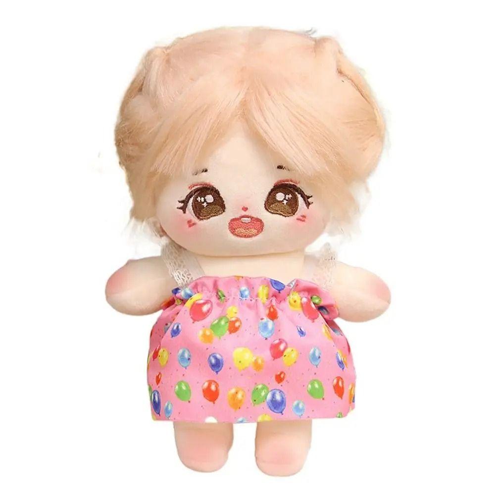Lolita 20CM Doll Sling Dress Pajama Cotton Doll Dress Lolita Dress Up Clothing Skirt  Children Gift