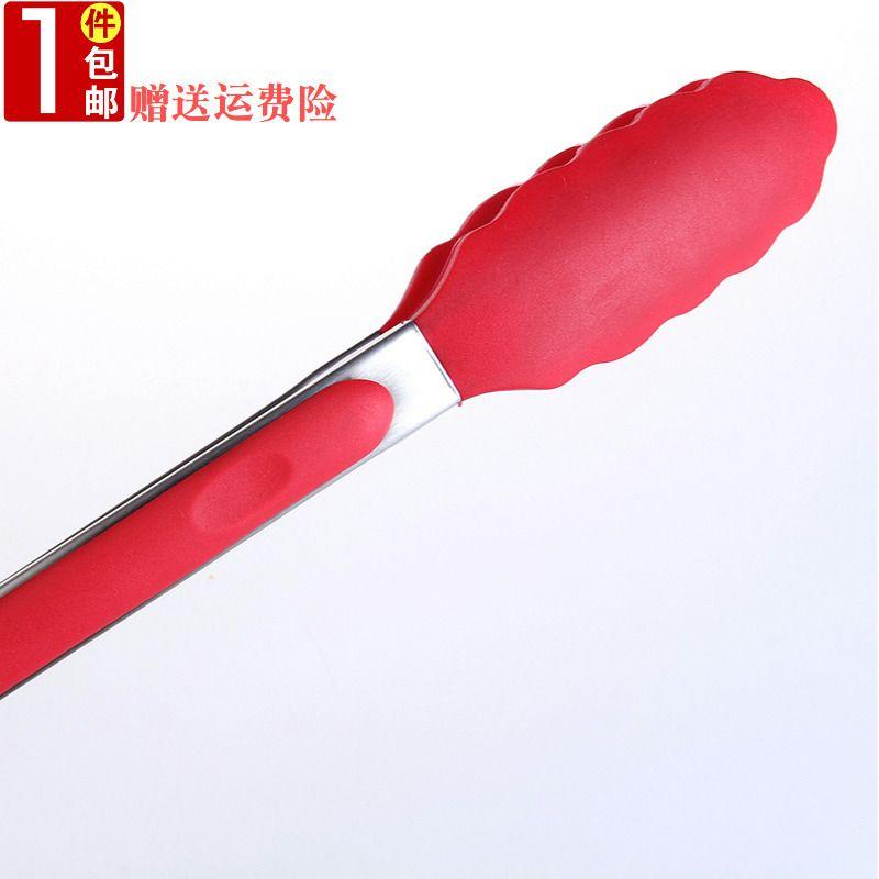 Steamed Bread Food Clip Bread Clip Stainless Steel Clip Non Slip Silicone Head Clip Pure Stainless Steel Clip Color Shipped Randomly