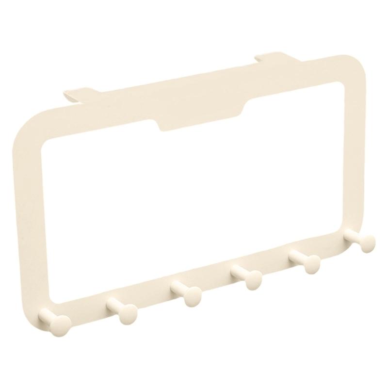 Simple Creative Door Hanger No Trace Adhesive Hooks Sturdy Over Door Hanger for Clothes Towels and Accessories