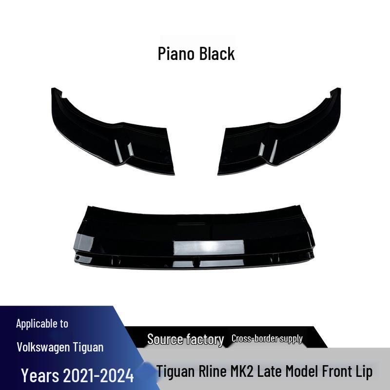 Volkswagen Tiguan Front Bumper Lip Splitter - Cross-Border Modification