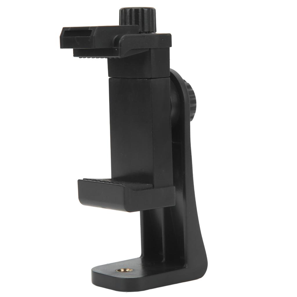 Držák na smartphone s 1/4 palcovým šroubovým otvorem, otočný o 360 stupňů, klipový držák na mobil s portem pro studenou patici pro živé vysílání