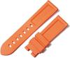 King Watch Panerai Compatible Rubber Strap for Deployment Mm [Import Original] Parts Buckle, Aftermarket, Orange, 24/22