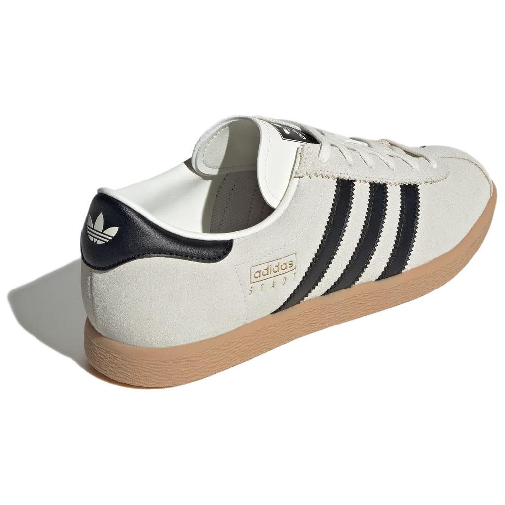 adidas Originals Stadt Abrasion Resistant Low Top Skateboard Shoes Unisex Gray Sneakers JR6343