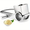 Handheld Stainless Steel Rotary Cheese Grater Kitchen Tool Garlic Carrot Cutter Slicer Shredder Grinder