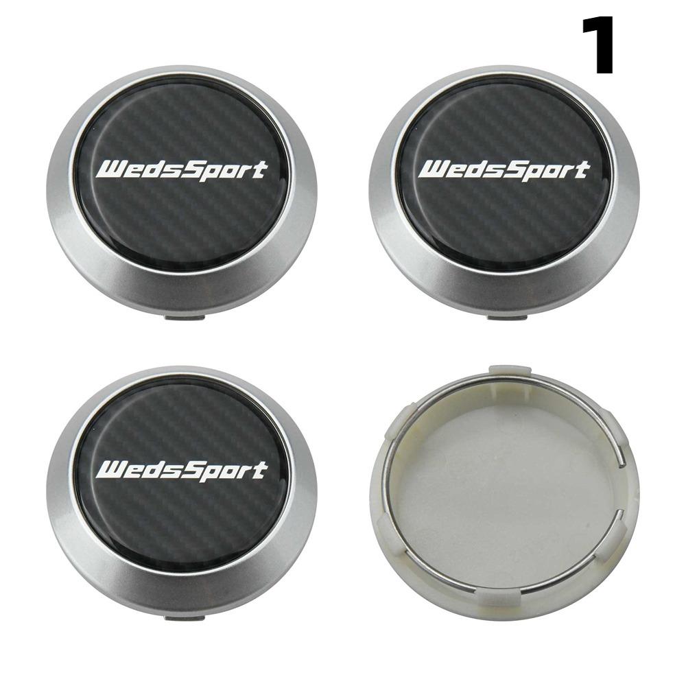 

4PCS New 64MM OD / 60MM ID Caps On Wheels WEDSSPORT KRANZE Emblem Wheel Center Cap Car Logo Wheel Cover Hub caps Sport Rim Caps