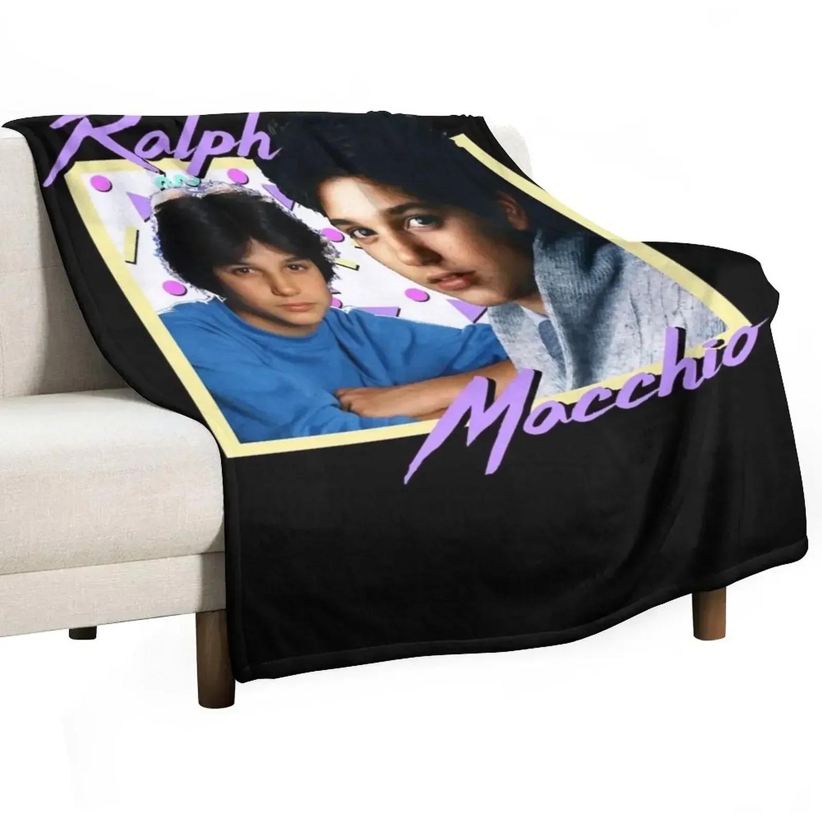 80s Ralph Macchio Essential T-Shirt Throw Blanket Lightweight Warm Blanket for Indoor Outdoor Use 75X95CM