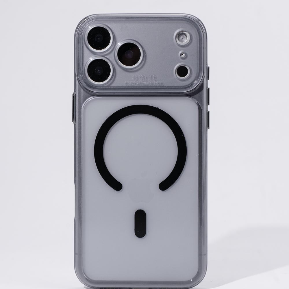 Применимо к iPhone17ProMax матовый полупрозрачный чехол для мобильного телефона с кнопкой камеры Ai, новая модель 17Pro с мелкими отверстиями, магнитная застежка MagSafe iPhone 15 Pro