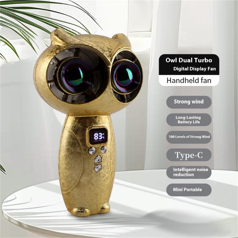 Portable Handheld Fan 100 Speed Cooling Fan Rechargeable Multifunction Travel Gift Cooling For Outdoor Travel Office Use
