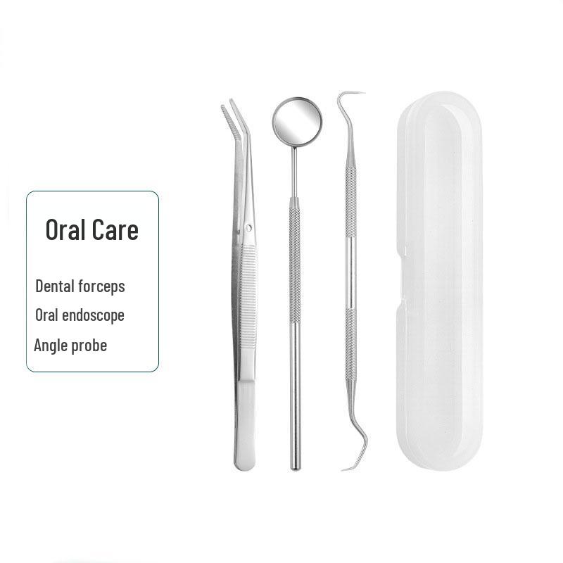 Dental Cleaning Tool Set: Remove Stains & Plaque with Mirror & Probe