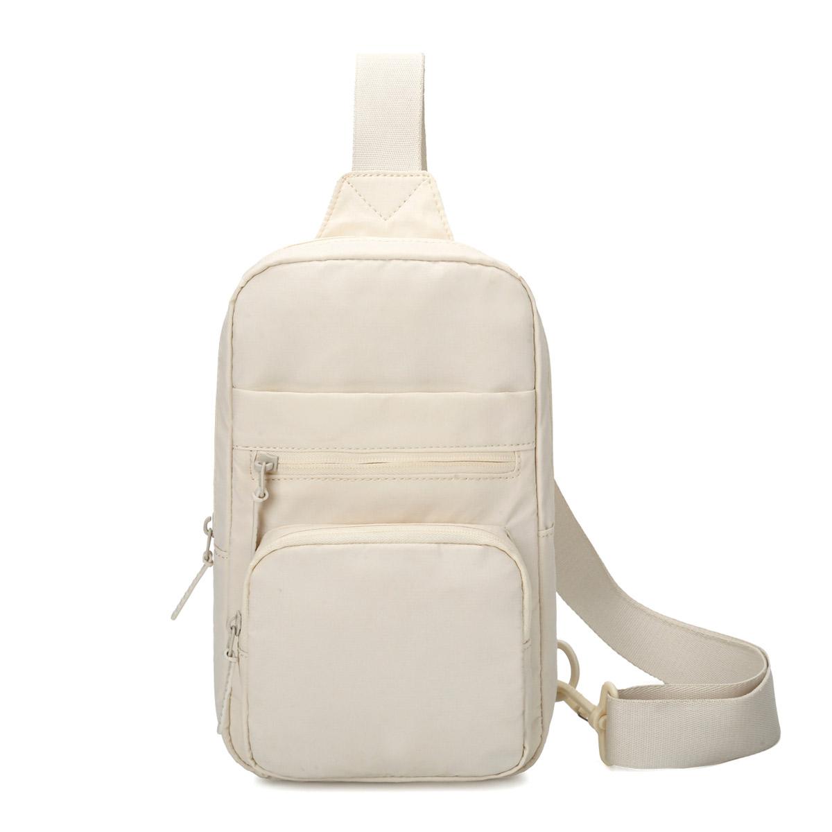 

Men s Crossbody Bag New Model Chest Bag for Men Portable Shoulder Small Backpack for Outdoor Use Men s Mobile Phe Bag for Women бежевый