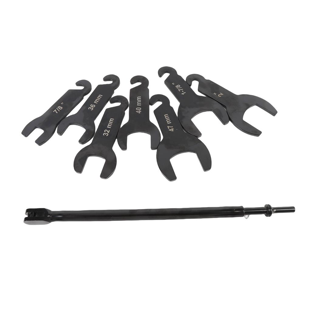 8 STÜCKE Pneumatischer Lüfterkupplungsschlüssel Stahl Lüfterkupplungsschlüssel Ausbau Einbau Werkzeugsatz mit Gebläse