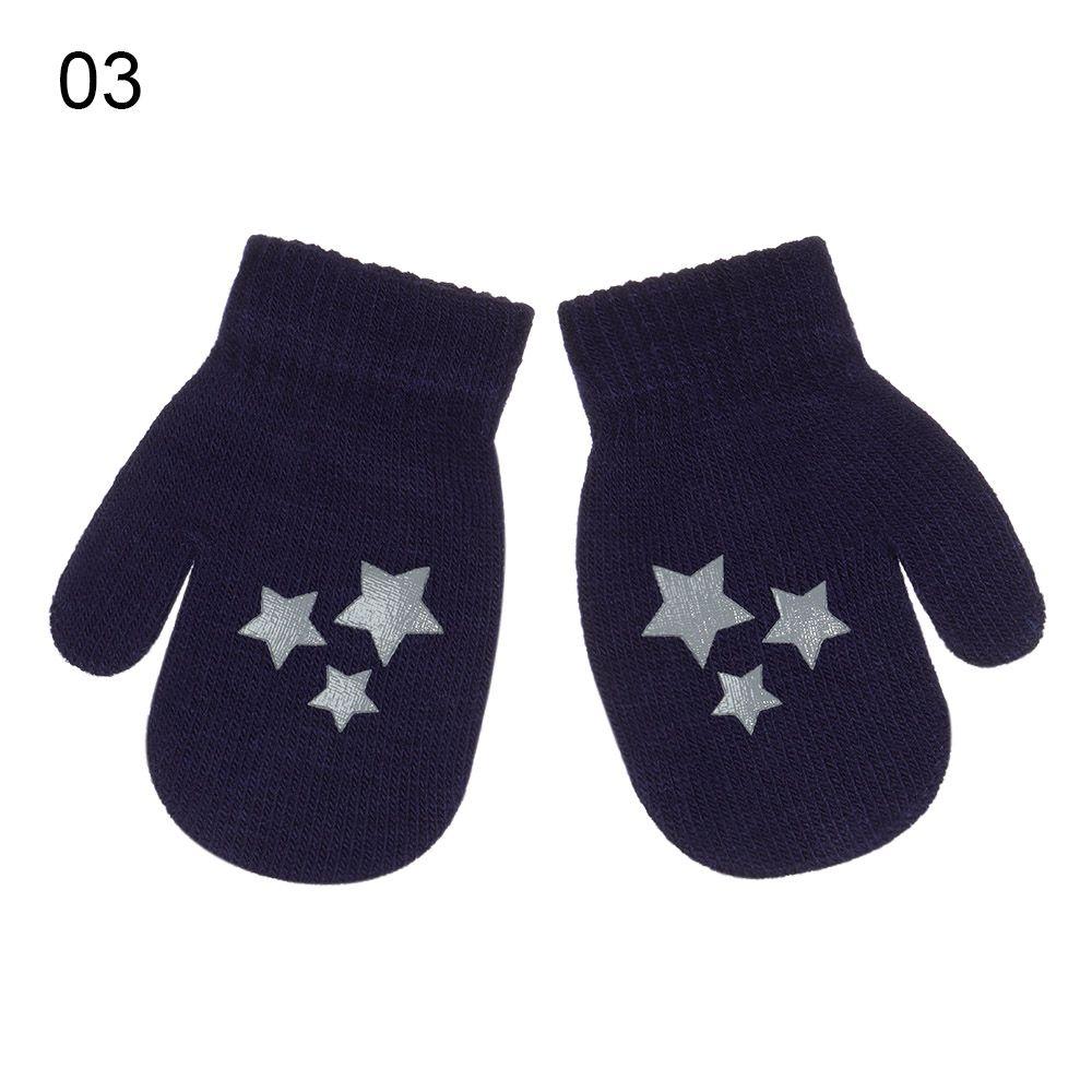 

Winter Soft Outdoor Sports Non-slip Knitted Mittens Kids Gloves Cute Cartoon Thick Warm 03